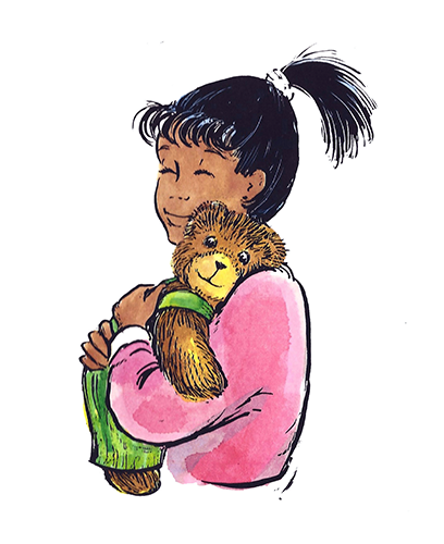 Jody Wheeler illustration for Corduroy the Bear